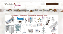 Desktop Screenshot of distributionsoltec.com
